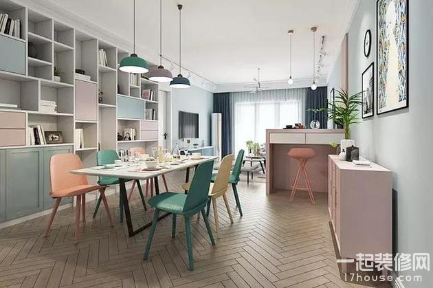 75平的北欧风小户型二居室,粉与蓝的结合真的好美! 75平的北欧风小户型二居室,粉与蓝的结合真的好美!